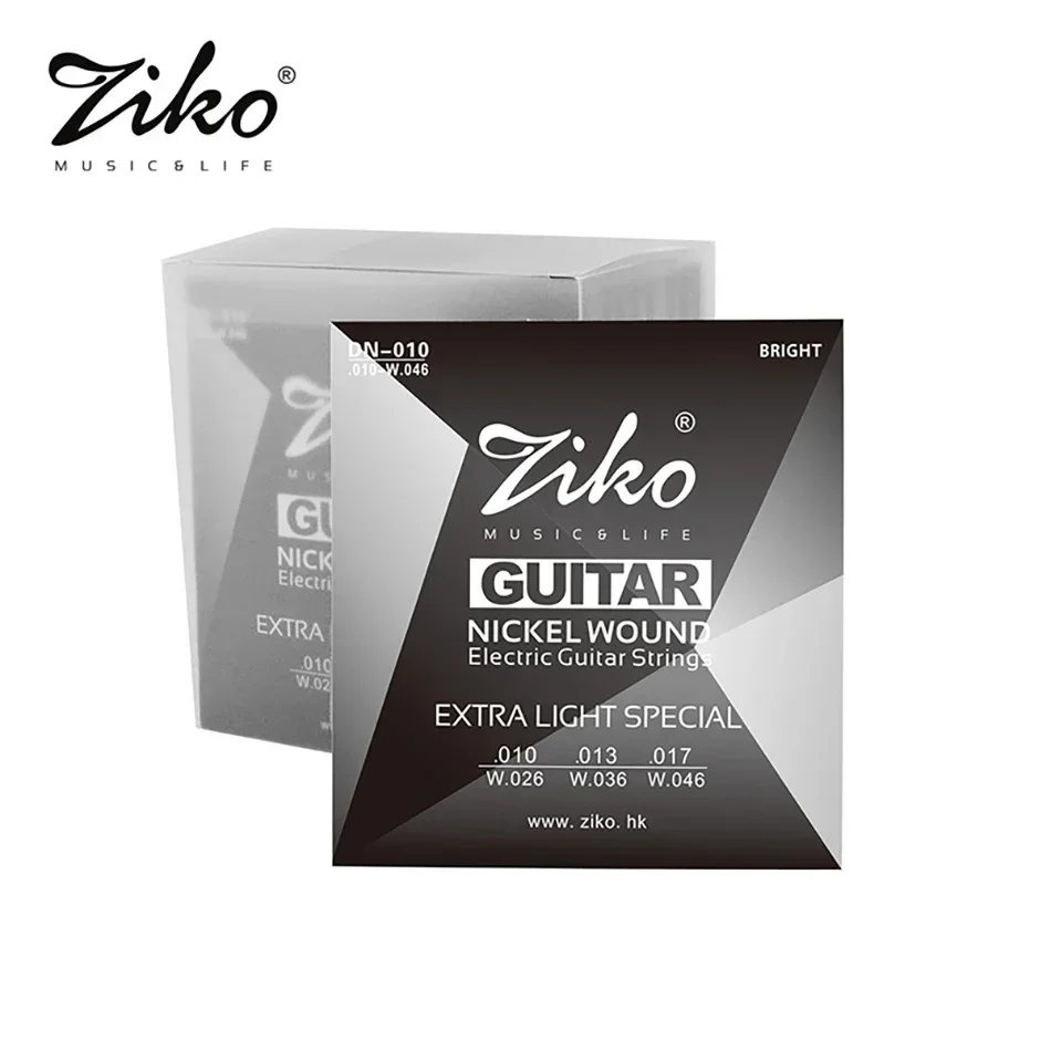10 セット Ziko DN シリーズエレキギター弦六角コア - Charango 10 String のレビューと価格